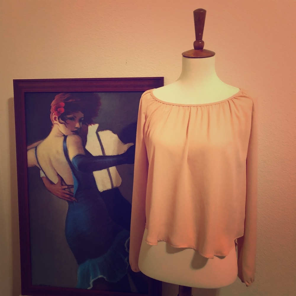 Lush Sheer Long-Sleeved Top